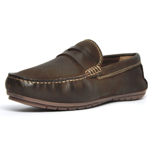 Carter Men's Leather Casual Driving Slip-on Loafers