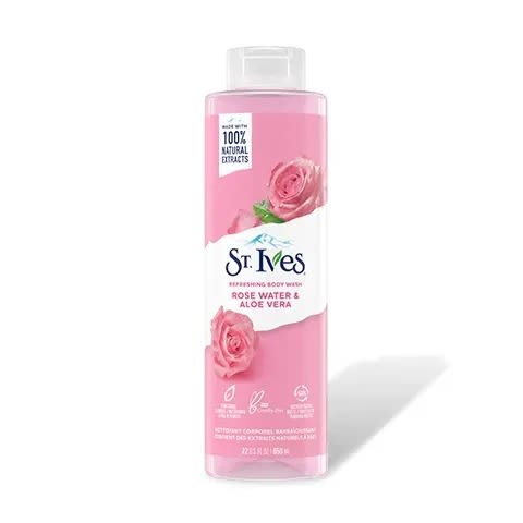 St. Ives - Refreshing Body Wash Rose Water & Aloe Vera - 650ml