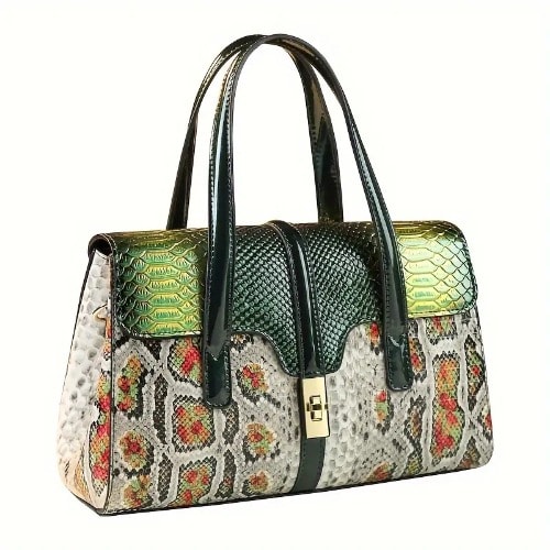 Snakeskin Pattern Handbag