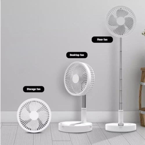 Height Adjustable Usb Rechargeable Fan