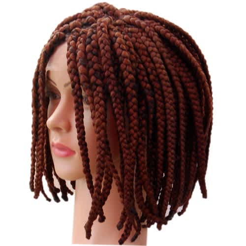 Selma Lace Front Braided Bob Wig - 14" - #4