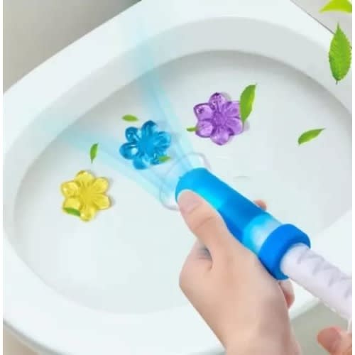 Toilet Fragrance Gel Stamp - Bathroom Deodorizer Bowl Cleaner