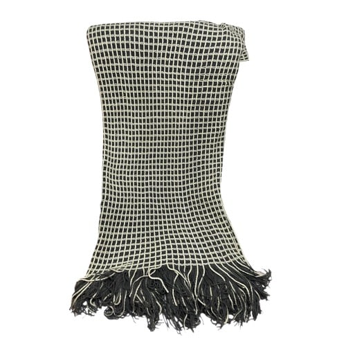 Throw Blanket-130x220cm- Square Design