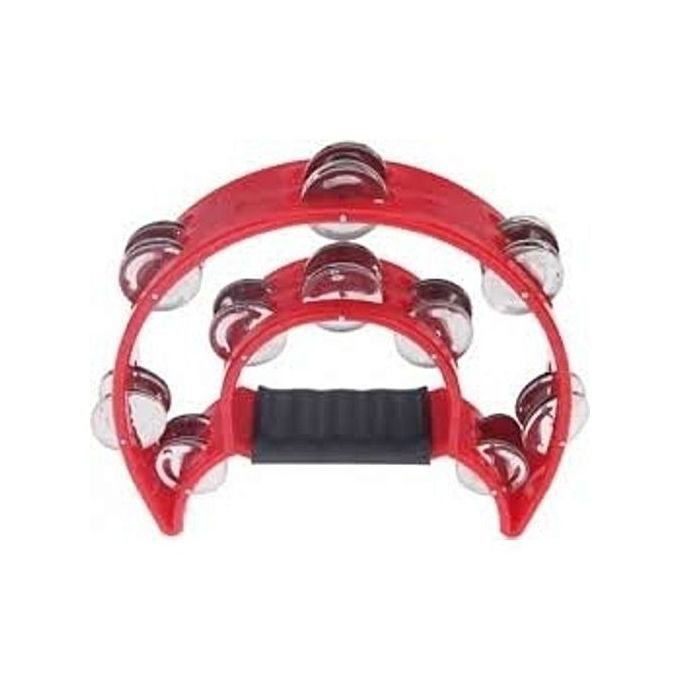 Double Layer Red Tambourine