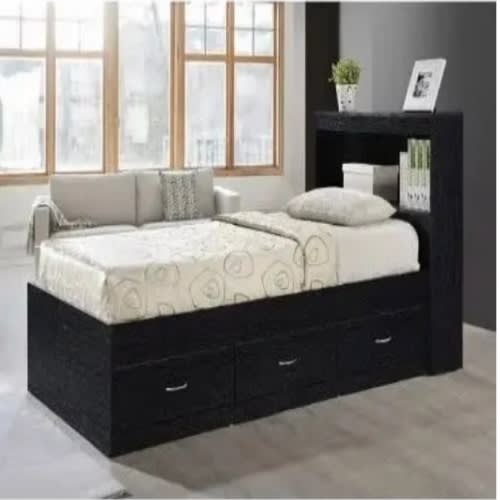 Queen Size Bedframe With 3 Storage