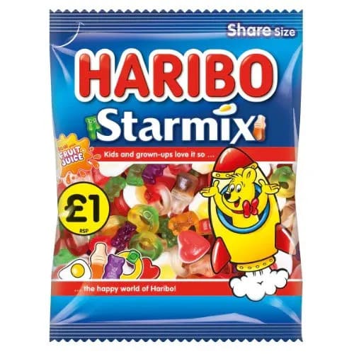 Haribo Gummy Candy Starmix - 160g- 12pcs