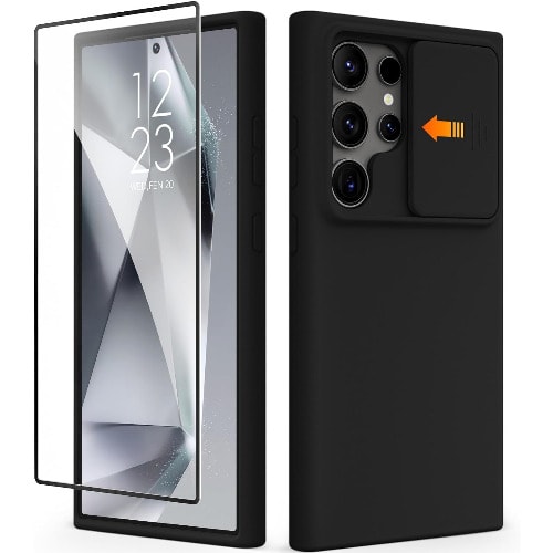 Samsung Galaxy S24 Ultra Case With Slide Camera Cover+screen Protector