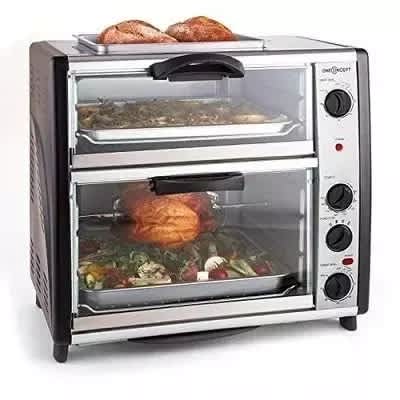 Electric Toaster Oven With Top Grill - 42L