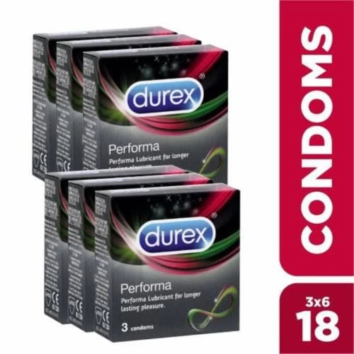 Condoms - Performa - 3 in1 - 6 Packs