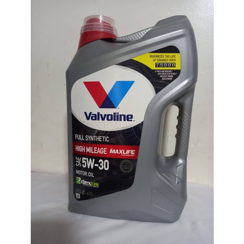 Full Synthetic High Mileage Motor Oil -  5w-30  - 4.73L