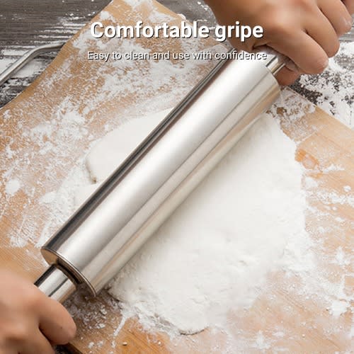 Non-stick Stainless Steel Rolling Pin