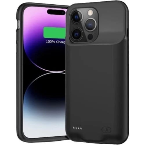 Battery Case  For Iphone 14 Pro Max - Black - 4500mAh