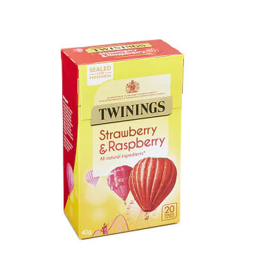 Twinings Strawberry & Raspberry - 40g X 20 Teabags