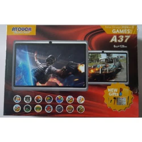 A37 Kid's Educational Tablet - Android 6.1 - 128GB ROM - 6GB RAM - 3000mAh - Red