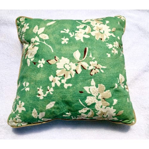 Decorative Floral Toss Pillow - 18in X 18in