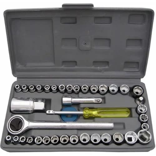 Combination Socket Wrench - 40 Piece Set