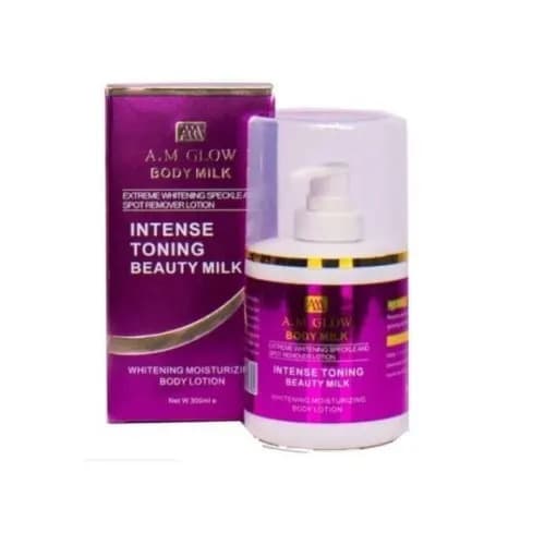 A.M Glow Body Milk Intense Toning Beauty Milk - 300ml