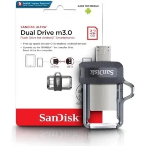 Sandisk Sandisk Ultra Dual Drive M3.0 Flash Drive - 32GB