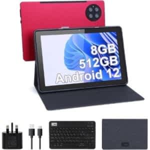 C Idea Plus Tablet - 10" - 512GB ROM - 8GB RAM - 5g Dual Sim - 10000mAh - Red