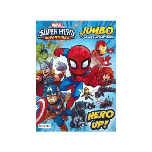 Marvel Superhero Adventures Jumbo Coloring & Activity Book - 64 Pages