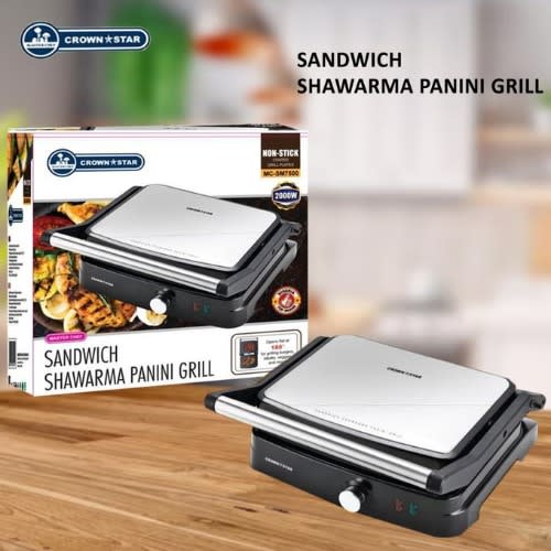 Master Chef 4 Slice Sandwich Panini Shawarma Maker