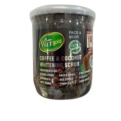 Face And Body Coffee And Coconut Whiten Scrub 500ml