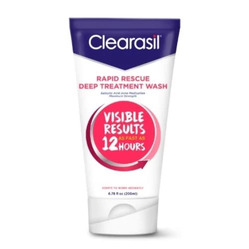 Clearasil Rapid Rescue Deep Treatment Wash - Normal To Oily Skin - 6.78 Fl Oz