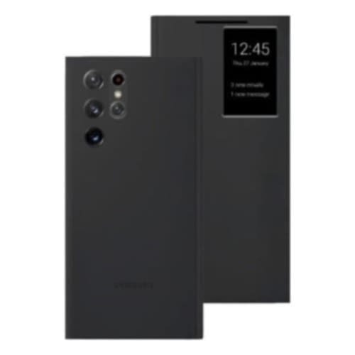 Clear View Flip Case For Samsung S23 Ultra