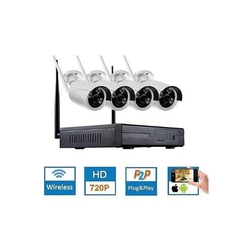 Wireless 4 Channels NVR And 4 CCTV Kit