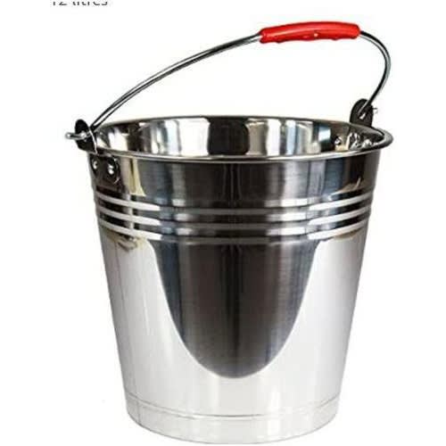Stainless Steel Pail - 20 Litres X 3