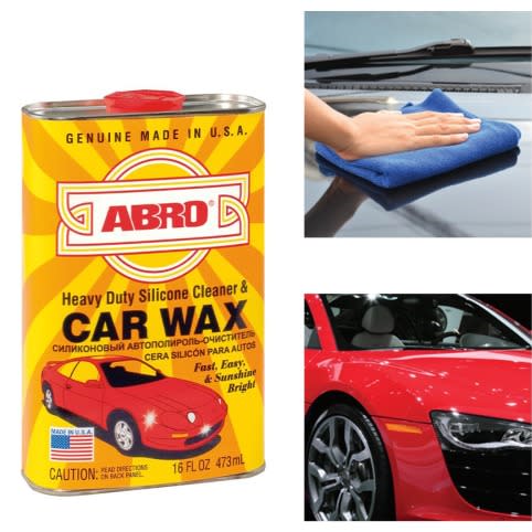 Abro Heavy Duty Silicone Cleaner & Car Wax - 1L