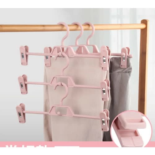 Trousers - Skirt - Pants Stackable Hangers Or Holders - 5pcs