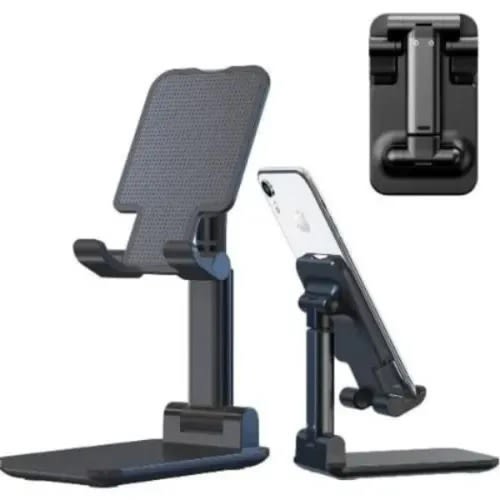 Foldable Desktop Phone Stand - Black