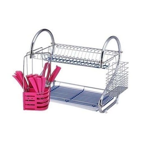 Plate Rack And Set Of Cutlery