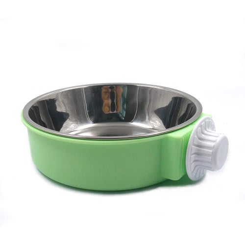 TD Pet Cage Hanging Bowl - Small - Green