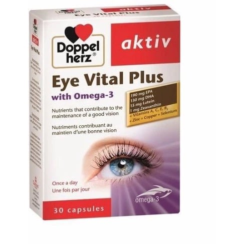 Aktiv Eye Vital Plus With Omega 3 - Vision Fatigue - Amd & Cataracts Prevention