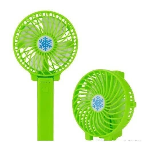 Portable Foldable Rechargeable Mini Handy Fan - Green