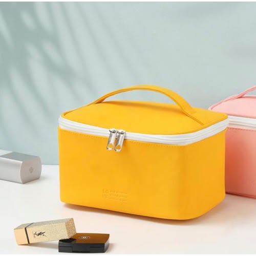 Makeup Washable Waterproof Bag And Organizer -Yellow