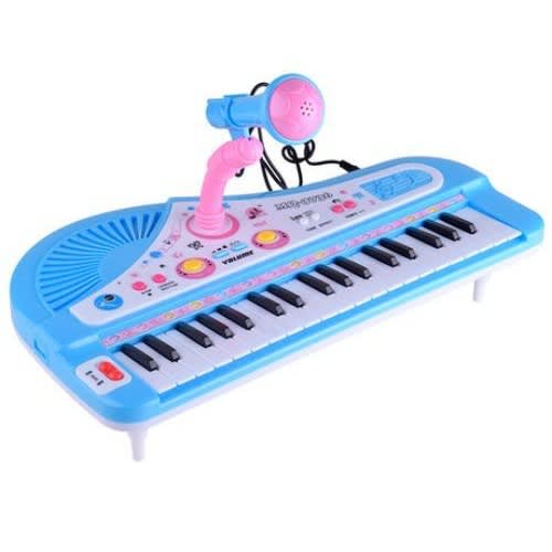 Kids Keyboard Piano With Microphone With Free Battery