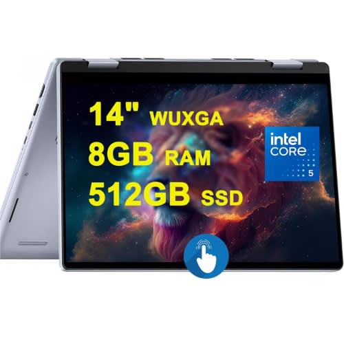 Inspiron 7440 - Touch - 14th Gen Intel Core 5 - 8GB RAM - 512GB SSD - Backlit Keyboard - Wins 11