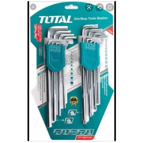 Allen Key Set Both Flat And Star