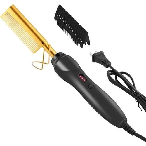 Hair Straightening Heat Pressing Ceramic Comb - 42W