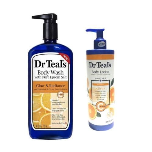 Body Wash With Pure Salt - 710ml & Body Lotion - 600ml