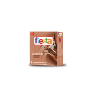 Fiesta Chocolate Condoms - 3's X 12 Packs