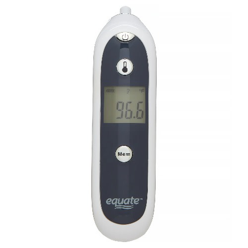 Equate Infrared 1-second In-ear Digital Thermometer For Kids & Adults