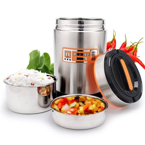 Portable Stainless Steel Food Flask