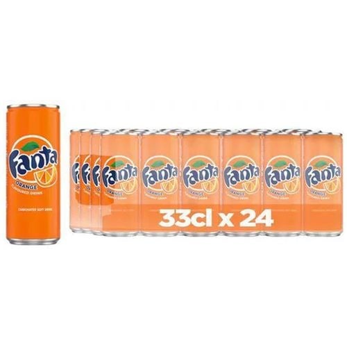 Fanta Sleek Can 33cl X24