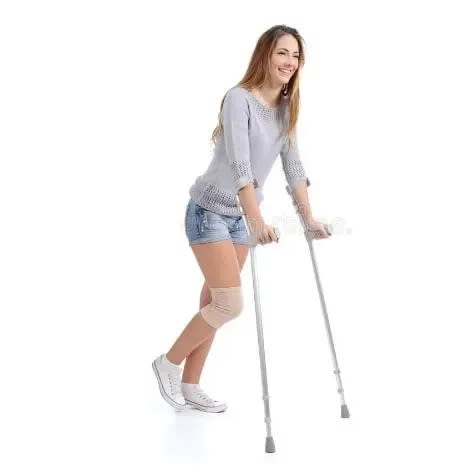 Aluminum Forearm Crutches For Adults - 80X60cm