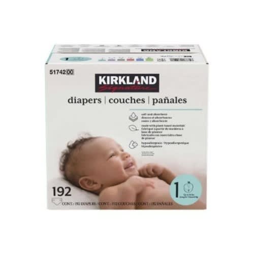 Kirkland Signature Baby Diapers Size 1 - 192 Count