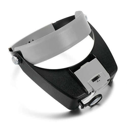 Headband Magnifier With LED Light